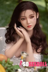 Muñeca sexual de silicona de 164 cm y 5 m, estilo pastoral, con rizos.