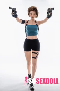 164cm 5ft4 Silicone Mature Woman Short Hair Perky Chests Sex Doll S12 Head