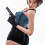 164cm 5ft4 Silicone Mature Woman Short Hair Perky Chests Sex Doll S12 Head