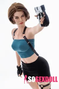 164cm 5ft4 Silicone Mature Woman Short Hair Perky Chests Sex Doll S12 Head