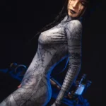 166cm 5ft4 Silicone Slender Figure Double Ponytail Perky Chests Sex Doll M7 Head