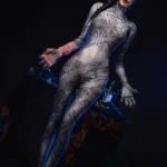 166cm 5ft4 Silicone Slender Figure Double Ponytail Perky Chests Sex Doll M7 Head