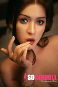 166cm 5ft4 Silicone Slender Figure Woman Perky Chests Seductive Gown Sex Doll M30 Head