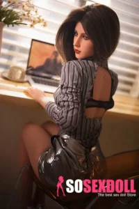 166cm 5ft4 Silicone Western Beauty Chubby Chests Plump Ass Sex Doll S7 Head