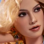 168cm 5ft5 Silicone Blonde Giant Booty Sex Doll Like Real