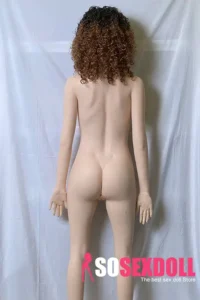 173cm 5ft7 Silicone Mature Woman Seductive Suit Black Curls Sex Doll S27 Head
