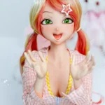 85cm 3ft3 Silicone Youthful Girl Double Ponytail Fair Skin Sex Doll With Realistic Curves
