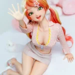 85cm 3ft3 Silicone Youthful Girl Double Ponytail Fair Skin Sex Doll With Realistic Curves
