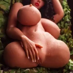 88cm 2ft9 Busty Women Perky Chest Black Curly Sex Doll 162 Head In Stock (US only)