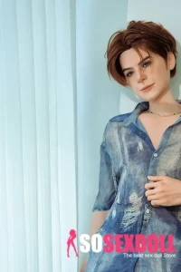 Silicone Sex Boy Doll Short Hair With Tongue Head