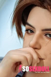 Silicone Sex Boy Doll Short Hair With Tongue Head