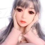100cm 3ft2 TPE Flat Chest Petite Body Sex Doll 61 Head