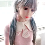 100cm 3ft2 TPE Flat Chest Petite Body Sex Doll 61 Head