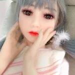 100cm 3ft2 TPE Flat Chest Petite Body Sex Doll 61 Head