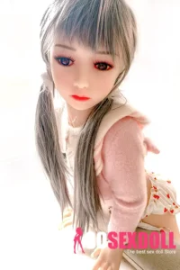 100cm 3ft2 TPE Flat Chest Petite Body Sex Doll 61 Head