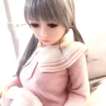 100cm 3ft2 TPE Flat Chest Petite Body Sex Doll 61 Head