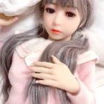 100cm 3ft2 TPE Flat Chest Petite Body Sex Doll 61 Head