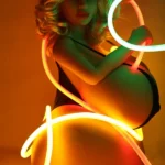 100cm 3ft3 TPE Blonde Curls Huge Chests Sex Doll In Stock(US Only)