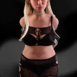 110cm 3ft6 Silicone Sexy Torso Sexy Suit Blonde Hair Sex Doll