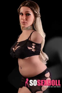 110cm 3ft6 Silicone Sexy Torso Sexy Suit Blonde Hair Sex Doll