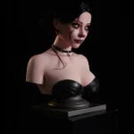 12.8kg 28.2lbs Silicone Sexy Bust Torso Dark Style Perky Chests Sex Doll