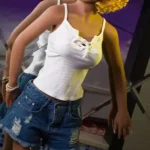 140cm 4ft6 TPE Blonde Hair Perky Chests Sex Doll In Stock(US Only)