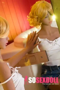 140cm 4ft6 TPE Blonde Hair Perky Chests Sex Doll In Stock(US Only)
