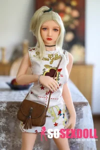 140cm 4ft6 TPE Cute Girl Stylish Dress Soft Skin Sex Doll In stock(US Only)