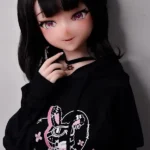 148cm 4ft9 Black Casual Sweatshirt Sex Dolls Lifelike Dolls For Adults
