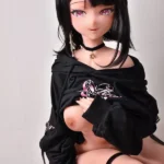 148cm 4ft9 Black Casual Sweatshirt Sex Dolls Lifelike Dolls For Adults