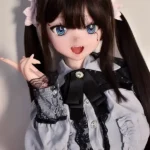 148cm 4ft9 Black Dress With Twin Tails Cute Sex Dolls Real Love Sex Dolls Sex Robots