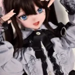 148cm 4ft9 Black Dress With Twin Tails Cute Sex Dolls Real Love Sex Dolls Sex Robots