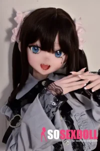 148cm 4ft9 Black Dress With Twin Tails Cute Sex Dolls Real Love Sex Dolls Sex Robots