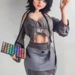 148cm 4ft9 Black Short Hair Green Eyes Sex Dolls Sex Dolls Life Like Dolls