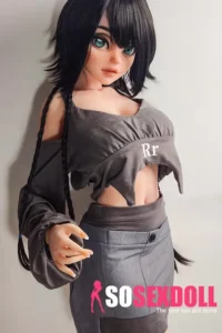 148cm 4ft9 Black Short Hair Green Eyes Sex Dolls Sex Dolls Life Like Dolls