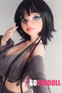 148cm 4ft9 Black Short Hair Green Eyes Sex Dolls Sex Dolls Life Like Dolls