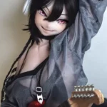 148cm 4ft9 Black Short Haired Cool Love Dolls Full Body Sex Toys