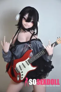 148cm 4ft9 Black Short Haired Cool Love Dolls Full Body Sex Toys