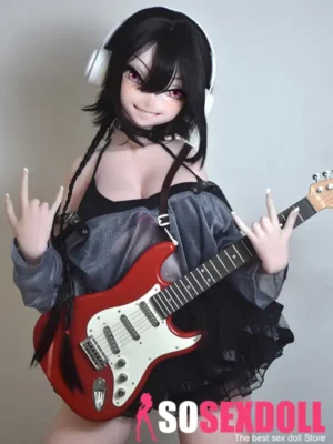 148cm 4ft9 Black Short Haired Cool Love Dolls Full Body Sex Toys