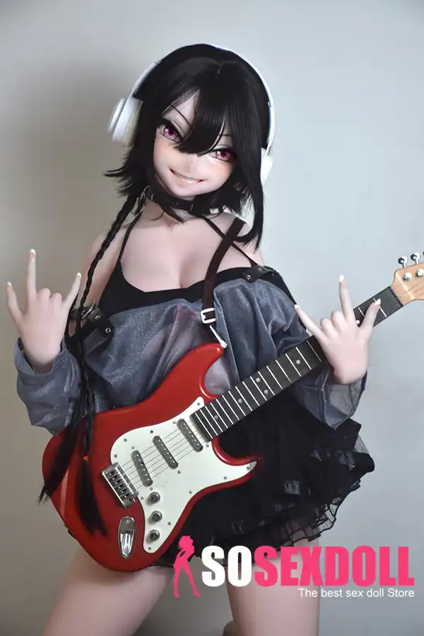 148cm 4ft9 Black Short Haired Cool Love Dolls Full Body Sex Toys