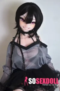 148cm 4ft9 Black Short Haired Cool Love Dolls Full Body Sex Toys