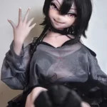 148cm 4ft9 Black Short Haired Cool Love Dolls Full Body Sex Toys