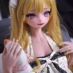 148cm 4ft9 Blonde Cute Sexy Sex Dolls Fantasy Sex Dolls Silicone Sex Toys