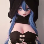 148cm 4ft9 Blue Haired Crying Sex Dolls Rosemary Silicone Sex Dolls