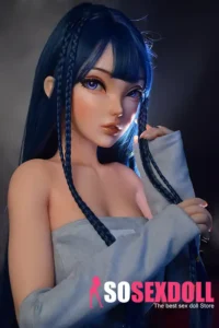 148cm 4ft9 Blue Haired Strapless Dress Sex Dolls High Quality Sex Dolls