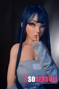 148cm 4ft9 Blue Haired Strapless Dress Sex Dolls High Quality Sex Dolls