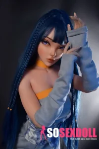 148cm 4ft9 Blue Haired Strapless Dress Sex Dolls High Quality Sex Dolls
