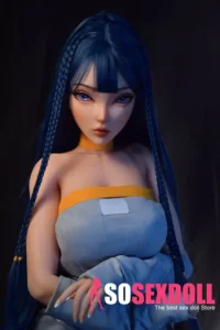 148cm 4ft9 Blue Haired Strapless Dress Sex Dolls High Quality Sex Dolls