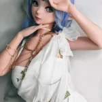 148cm 4ft9 Blue Long Haired Elf Ear Love Dolls True Life Dolls Video Game Sex Dolls