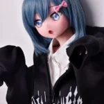 148cm 4ft9 Blue Short Haired Cute Love Dolls Female Sex Robots
